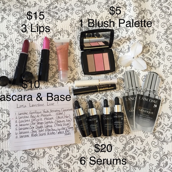 SOLD **LANCÔME LOVERS LOT: Lip, Cheeks, Eyes, Skin - Picture 1 of 3